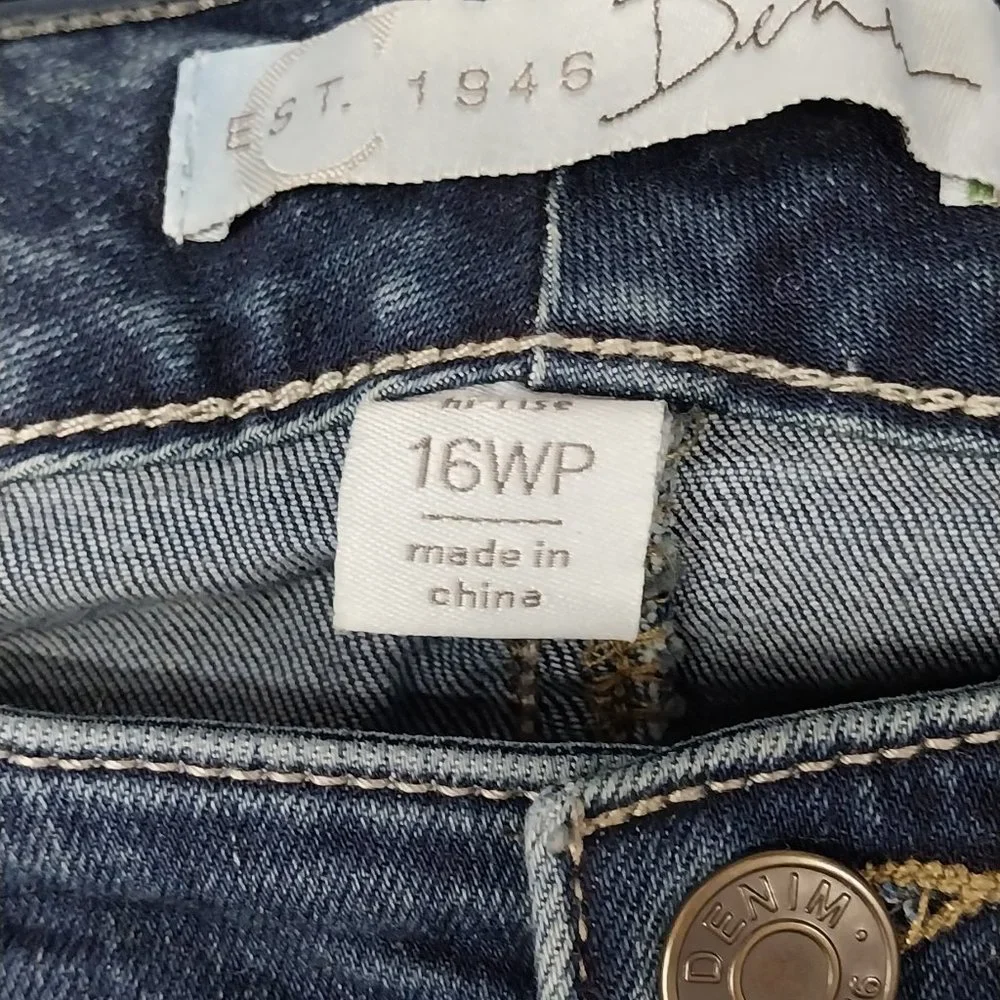 2675 Size 16WP 1946 Upcycled Stretch Bell-Bottoms - Picture 5 of 6